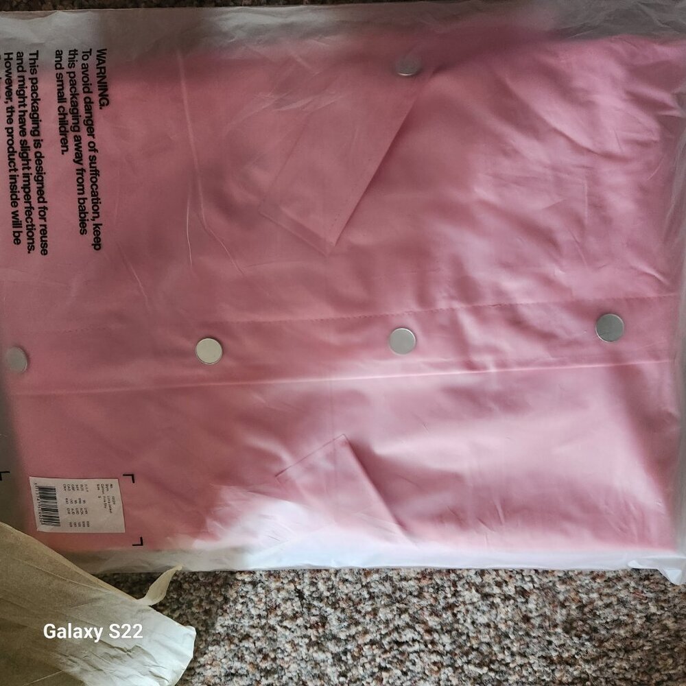 Rains Long Jacket Pink Sky Unisex Size Various. All NWT. - Picture 7 of 11